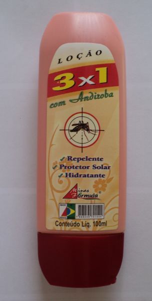 Repelente 3x1( Repelente, Protetor Solar e Hidratante)100 ml